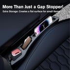 7F Car Seat Gap Filler Organiser,Between Seat Gap Filler, Centre Console Organiser, Universal Car Accessories, Fit SUV Truck Storage Black - Image 3