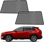 KUST Car Window Shades for 2019-2024 Toyota RAV4 Accessories, Breathable Mesh Magnetic Window Covers, Rear Back Side Window Sun Shades UV Block Privacy Protection for Baby Camping Napping 2PCS by KUST