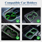 Car Cup Holder Expander, Cup Holder Extender Adapter with Expandable Arm and Adjustable Base, Compatible with Yeti Ramblers, Hydro Flasks, Stanley, Owala Most Coffee Mugs Bottles & Cups (CUP-T-1pack) - Image 2