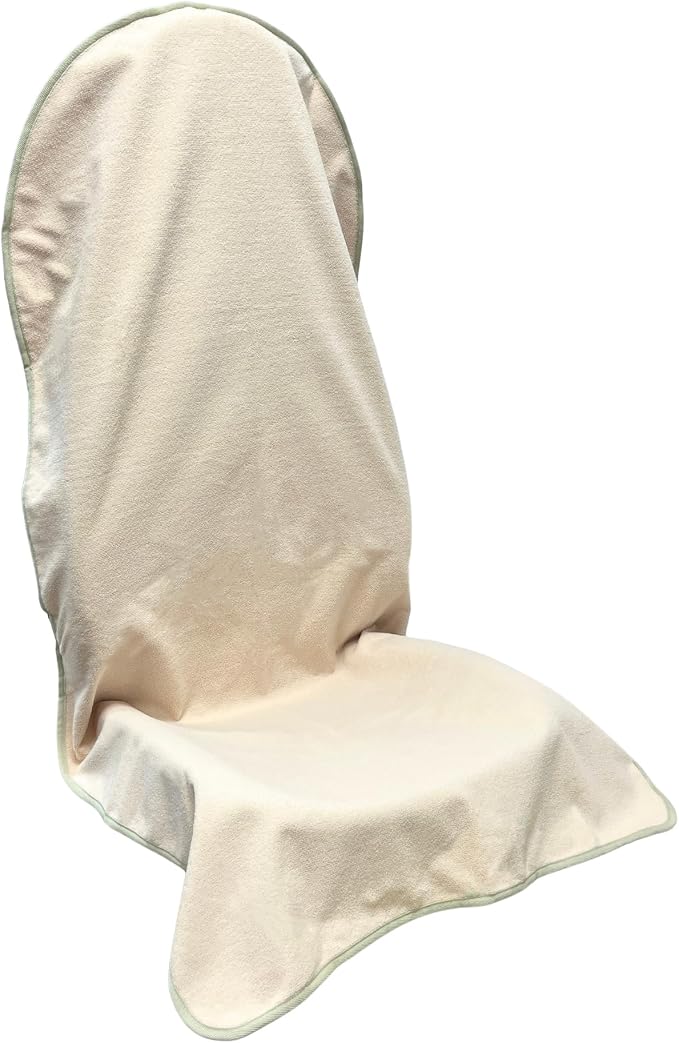 Waterproof Car Seat Cover for Front Seats, Protector for Cars SUVs Trucks, Sweat Towel Seat Covers Bucket for Gym,Workout,Beach,Hiking,Running Swimming(Beige, 1PC) by Hirritale
