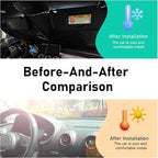 Car Windshield Sun Shade Umbrella, Sun Protection & Heat Insulation Shield, Foldable Quick Setup & Storage Front Window Cover, Reflecting Visor for Most Vehicles (Silver) - Image 4