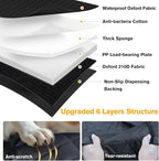 Dog Car Seat Cover for Back Seat, Hard Bottom Back Seat Extender | Rear Seat Pet Cover for Dogs - Supports 400lbs, Waterproof & Scratch Resistant Dog Hammock with Mesh Window for SUVs & Trucks - Image 8