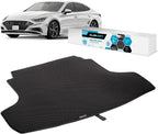 CLIM ART Cargo Liner for Hyundai Sonata 2020-2026 Custom Fit Trunk Mat, with Honeycomb Dirtproof & Waterproof Technology - All-Climate, Heavy Duty, Anti-Slip Cargo Liner, Luggage - FL01115039 by CLIMART