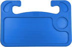 Steering Wheel Tray,Car Table Food Trays for Eating,Laptop Mount,Cars Desk for Driver,Fit Most Auto Vehicle Steering Wheels (Blue, Medium) by LoyaGour