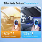 KUST Windshield Sun Shade for 2018-2025 2026 Kia Sportage NQ5 Accessories 4-Layers Car Sunshade Window Cover Sun Visor Protector Foldable Blocks UV Rays Keep Your Car Cooler - Image 2