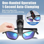Veharvim One-Handed-Operation Sunglasses Holder for Car, Visor Sunglass Holder Clip, Car Accessories Interior, Universal Fit Silicone Padded Visor Sunglass Holder Car, Unmatched Durability (4 Pack) - Image 2