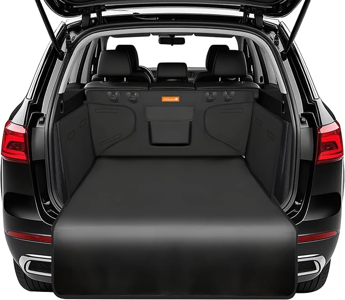 Alfheim Cargo Liner for Dogs, Nonslip Waterproof Pet Boot Liner with Bumper Flap Protector, Durable Washable Cargo Cover Mat Travel, Universal for Medium Small Car SUV by AlfheimBuilttolastmadewithlove