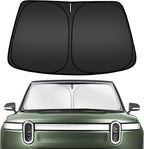 ARISMOTOR Windshield Sun Shade for Rivian R1S R1T 2022-2025 2026 | Custom Fit, Foldable, Front Window Sunshade Sun Visor Protector, Block UV Rays, Keep Car Cooler by ARISMOTOR