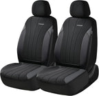 Coverado Car Seat Covers Front Seats, Auto Seat Covers Full Set, Mesh Breathable Seat Protectors, 2 Seats Black Automotive Seat Covers, Universal Fit for SUV, Sedan, Truck - Image 6