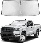 Autovir Windshield Sun Shade Fit for 2022-2024 2025 2026 Nissan Frontier | Sunshade, Front Car Window Shades Sun Visor, Blocks UV Rays & Heat, Car Accessories by Autovir