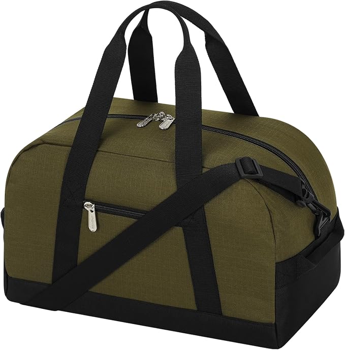 Apenze Small Gym Bag 14 inch Duffel Bag | Mini Carry On Bag, lightweight,Travel Sport ,Olive Green by APENZE