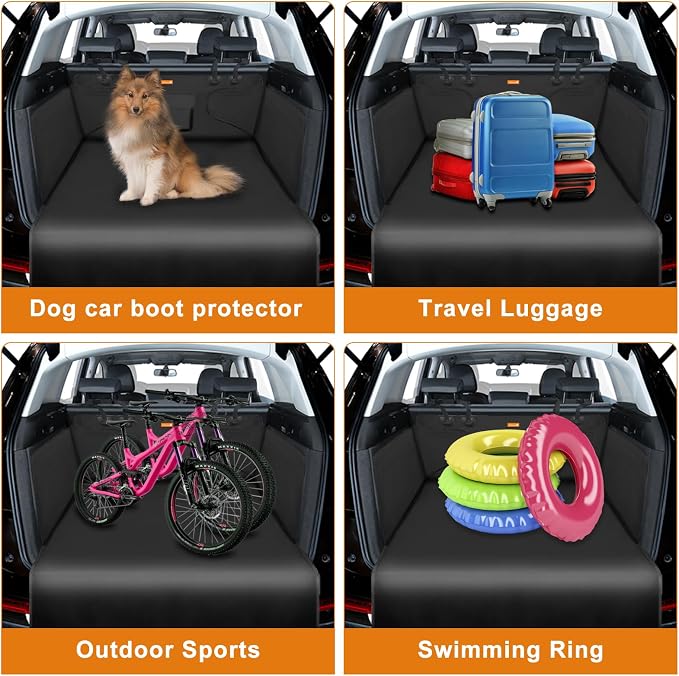 Alfheim Cargo Liner for Dogs, Nonslip Waterproof Pet Boot Liner with Bumper Flap Protector, Durable Washable Cargo Cover Mat Travel, Universal for Medium Small Car SUV - Image 7