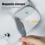 Sunglass Holder for Car Visor, Magnetic Leather Eyeglass Holder, Universal Car Sunglass Organizer Visor Accessories for SUV Truck Pickup, 2 Pack (Gray) - Image 5