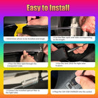 Interior Car LED Strip Lights, 5 in 1 RGB Ambient Lighting with 236 Inches Fiber Optic, Wireless APP Control Music Mode Inside Car Lighting Decorations for Cars, Trucks, Vans, SUVs - Image 5