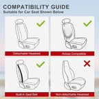 1 Pack Black Ventilated Cooling Car Seat Covers for Summer | 3D Air Mesh, PU Leather, Breathable, with Storage pocket, Non-slip, Universal Fit for Car Truck SUV, Easy to Install - Image 7