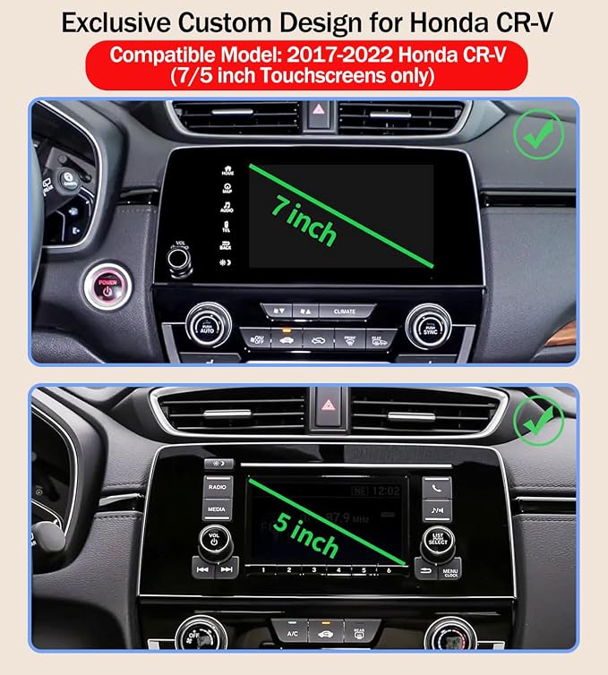 Car Phone Mount for Honda CR-V 2017-2022, Fits 5/7-Inch Touchscreen Only, for MagSafe Magnetic Car Phone Holder Screen Fixed Clip, Honda CR-V Accessories - Image 3