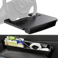 Steering Wheel Tray Car Desk Laptop Food Vehicle Travel | steering wheel car tray desk, multipurpose laptop and food table, fits most steering wheels, portable vehicle accessory by Elfzone