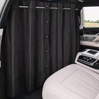 ZATOOTO Car Divider Curtain 5.25 ft * 3.48 ft,Soft Suede for Durable | Car Privacy Curtains with Pole Backseat Blackout Curtain，For Camping Travel and Breaks, Lengths Adjustable for Most Cars by ZATOOTO