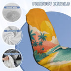 Horeset Coconut Tree Beach Towel Car Seat Cover Sweat Proof Automotive Seat Protector Universal Fit for Car Seat, Yoga, Travel, Multi-Use for SUV Truck Sedan - Image 5