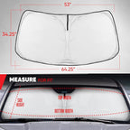 Motor Trend Custom Fit Dodge Ram 1500 Windshield Sun Shade - Fits All (2019-2026) Trims - Foldable Pop-Up Car Windshield Sunshade Dodge Ram 1500 Accessories - Automotive Ram Truck Interior Protection - Image 7