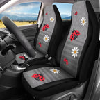 Ladybug Daisy Front Seat Covers for Cars Decorative Front Bucket Seat Cover Lightweight Automotive Seat Cushion Covers for SUV Vans Sedans Trucks - Image 2