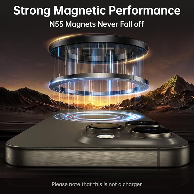 SYNCWIRE Fits MagSafe Car Mount Magnetic Phone Holder for Dash and Tesla | Strong Magnets, All Metal, Flexible 3 Axis, 360° Rotation, Dashboard and Screen Support, For iPhone 17 16 15 14 Pro Max - Image 6