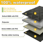 Nanaholy Dog Car Seat Cover for Tesla Model Y & Model 3 Back Seat Cover Waterproof Hammock, 600D Heavy-Duty Scratch-Resistant Non-Slip Pet Seat Protector with Side Flaps & Breathable Mesh Window - Image 4