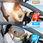 ZATOOTO Tesla Model Y Window Shades for Front Window Driver Side Window | Transparent Static Cling Film | Block 90% UV & Heat | No Adhesive, Easy Install | Enhanced Visibility, Interior Protection - Image 4