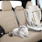 Custom Seat Covers for 2025 Subaru Forester,Rear w/Armrest,Faux Leather | Full Set Suv Seat Cushion,Easy Installation,Factory Look,Waterproof Car Seat Protector (Beige) - Image 3