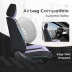 Coverado Car Seat Covers, Front Covers for Cars, Car Seat Cover Front Seats, Automotive Seat Cover, Waterproof, Leather Car Seat Cushion, Universal Interior Covers Seat Protectors for Most Cars - Image 3