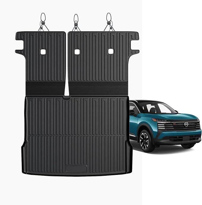 Cargo Mat for 2025-2026 Nissan Kicks (AWD/FWD) Accessories | Integrated Cargo & Backrest Liner, 3D Custom Fit, Odorless TPE, All-Weather Protection, Folds with Rear Seats, Quick Setup - Image 9
