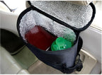 KAFEEK Car Seat Organizer/Auto Seat Back Organizer/Multi-Pocket Travel Insulated Drinks Holder Cooler/Storage Bag Cool Wrap Bottle Bag with Mesh Pockets(Heat-Preservation) - Image 2