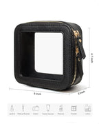 Clear Makeup Bag Small, TSA Approved Portable Toiletry Bag with Zipper Cosmetic Travel Bag Makeup Organizer Case Mini Makeup Pouch for Purse Car Organizer Bag for Women Men - Image 5