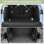 SUV Cargo Liner for Dogs, Waterproof Pet Trunk Cover for SUVs | with Bumper Flap Protector, Scratchproof Non-Slip 600D Oxford Fabric, Machine Washable - Image 8