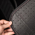 CAR PASS Waterproof Universal Fit Car Floor Mats, Car Mats Fit for SUV,Vans,sedans, Trucks,Set of 4pcs Car Carpet with Driver Heel Pad (Light Pink) - Image 5
