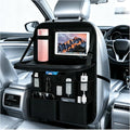 2 in 1 Hanging Backseat Car Organizer,Waterproof Back Seat Car Organizer | with Table Trays,Multifunctional Cars Seats Backs Organizers as Kick Mats Back Seat Protector for Vehicles by Unknown