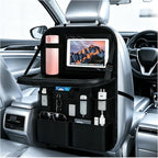 2 in 1 Hanging Backseat Car Organizer,Waterproof Back Seat Car Organizer | with Table Trays,Multifunctional Cars Seats Backs Organizers as Kick Mats Back Seat Protector for Vehicles by Unknown