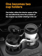 Car Cup Holder Expander with Adjustable Base Fits Mugs & Ashtray | Fit Bottle within 2.7”|With Expandable Base|2 in 1 Cup Holder Adapter| for Car with Expandable Insert - Image 7