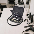 Barber Case for Hair Clippers, for Wahl, for Ufree and for Andis, Case Only | Trimmer Tools Storage Organizer, Easy-Clean PU Interior, for Barbers/Stylists/Pet Groomers, Travel/Home/Salon Use, Black - Image 8