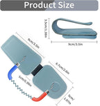 TILDOSAC Sunglasses Holder for Car Visor, Leather Magnetic Sunglass Holder for Car with Clip, Blue - Image 5