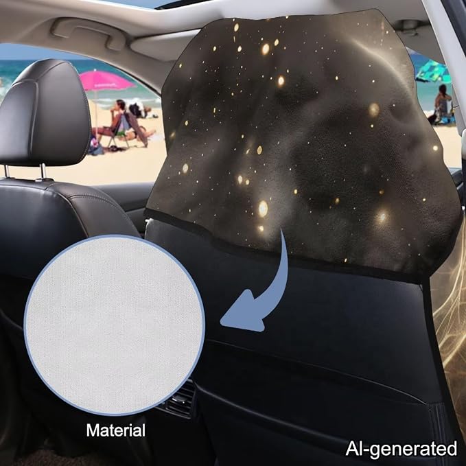 Horeset Wolf Car Seat Towel Cover – Soft & Quick-Dry Front Seat Protector, Multi-Functional for SUV Trucks Cars Sedan Van, Auto Interior Accessories - Image 6