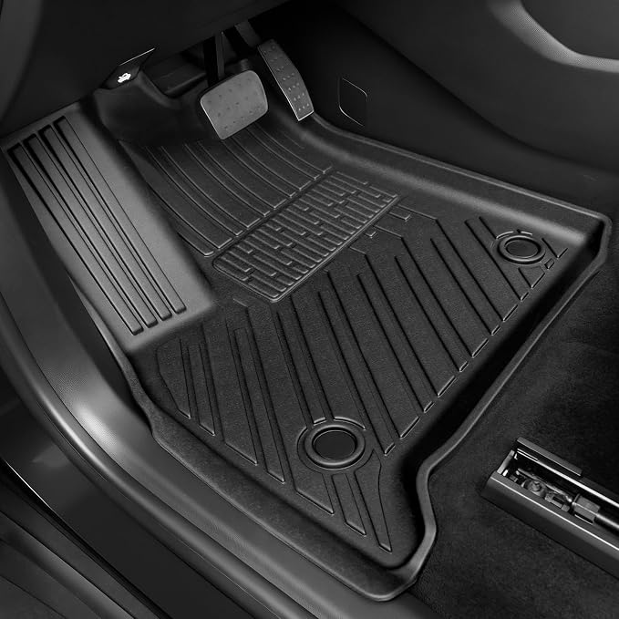 Floor Mats for 2018-2023 Chevy Traverse 7-Seat Accessories | Full-Coverage Set with Cargo Liner & Backrest Protector, Odorless & Durable, All-Weather Protection, 3D Laser Fit - Image 2