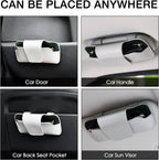 Sunglass Holder for Car Visor Glasses Case Non-Slip Clip Universal for Sunglasses Eyeglasses Car Interior Accessory - Image 6