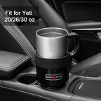 SEVEN SPARTA 2 Pack Car Cup Holder Expander Organizer Adjustable Base, Compatible with Yeti 20/26/30 oz, Hydro Flasks 32/40oz, Nalgenes 30/32/38/48 oz, Other Bottles in 3.4"-3.8" (Black and Silver) | Compatible with Yeti, Hydro Flask & Owala 32-40oz, U... - Image 6