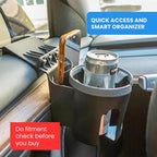 Car Door Cup Holder – Universal Window Cup-Holder with Phone Storage, Felt Protection Pad, No Rattle Fit for Large and Small Cups, Fits Any Car or Truck &18-2023 Tesla Model 3 Y Cup Holder - Image 5