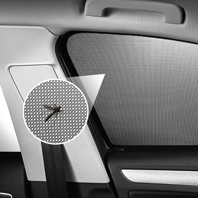 Car Side Window Sunshades for Acura RDX 2016-2023, Magnetic UV Protection Shades for Front/Rear Windows, Heat Resistant Sun Visor Shield Accessories - Image 6