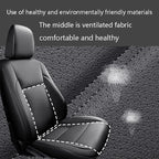CocheFamilia Custom Fit CRV Seat Covers for Select Honda CRV 2015 2016 -Full Set, Leather (Black, 2015-2016 CRV) - Image 3