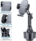 miracase [Latest Upgraded Universal Cup Phone Holder for Car, [Rotatable & Adjustable] Long Neck Car Cup Holder Phone Mount Compatible with iPhone, Samsung, Google & More Smartphones - Image 6