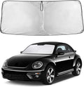 EcoNour Windshield Sunshade Compatible for Volkswagen VW Beetle 2012-2019 | Sun Visor for Front Windshield & Window Sun Shade Cover, UV Heat Blocker & Protector, Car Accessories by EcoNour