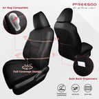 FREESOO Custom Leather Seat Covers for Toyota Corolla Hybrid LE 2020-2022 | Hybrid XLE 2023-2026, Sedan, Full Set, Airbag Compatible, Scratch-resistant, Waterproof, Durable Material, Easy-clean - Image 3